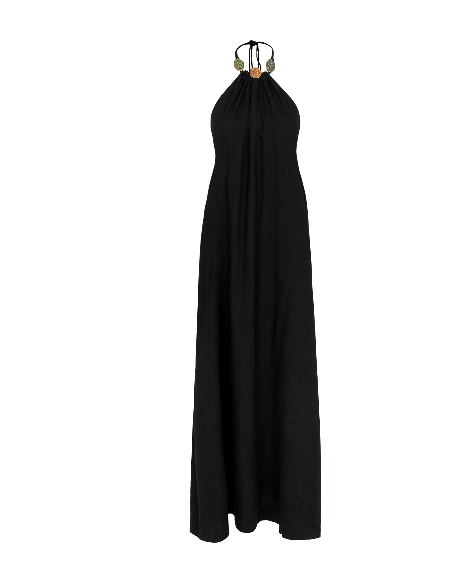 Aiden Long Dress - Black - Image 5