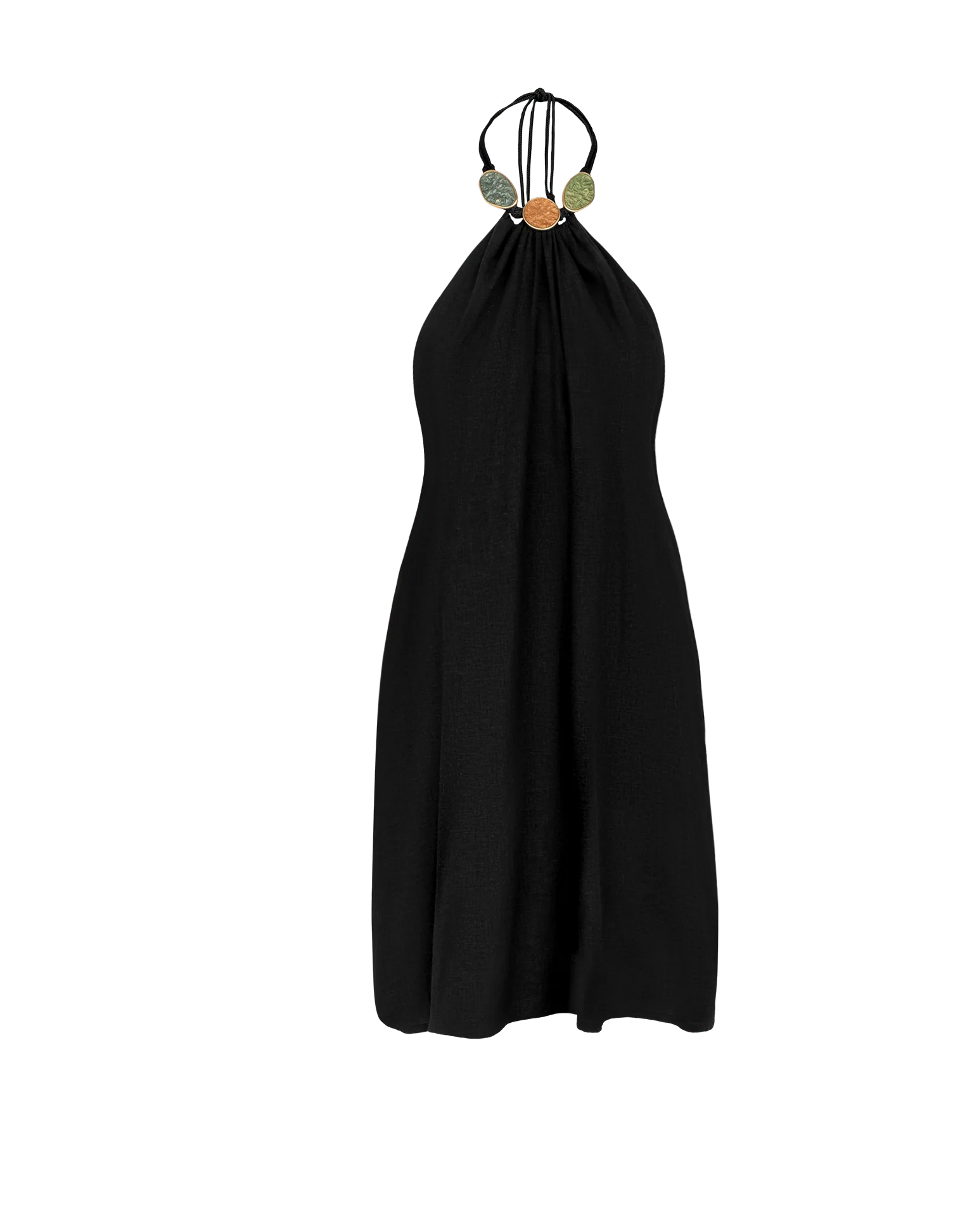 Aiden Short Dress - Black - Image 7
