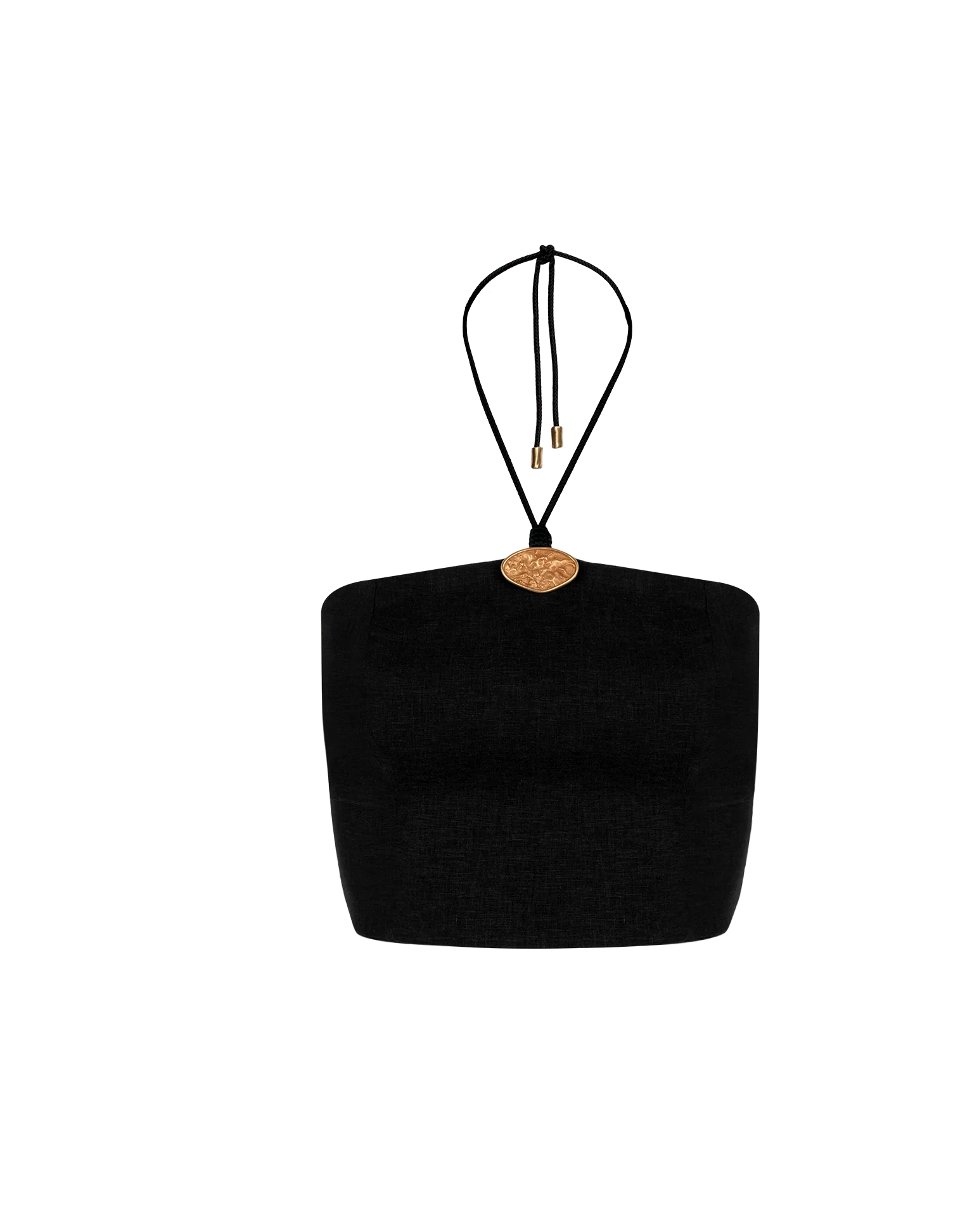 Arden Halter Top - Black - Image 6