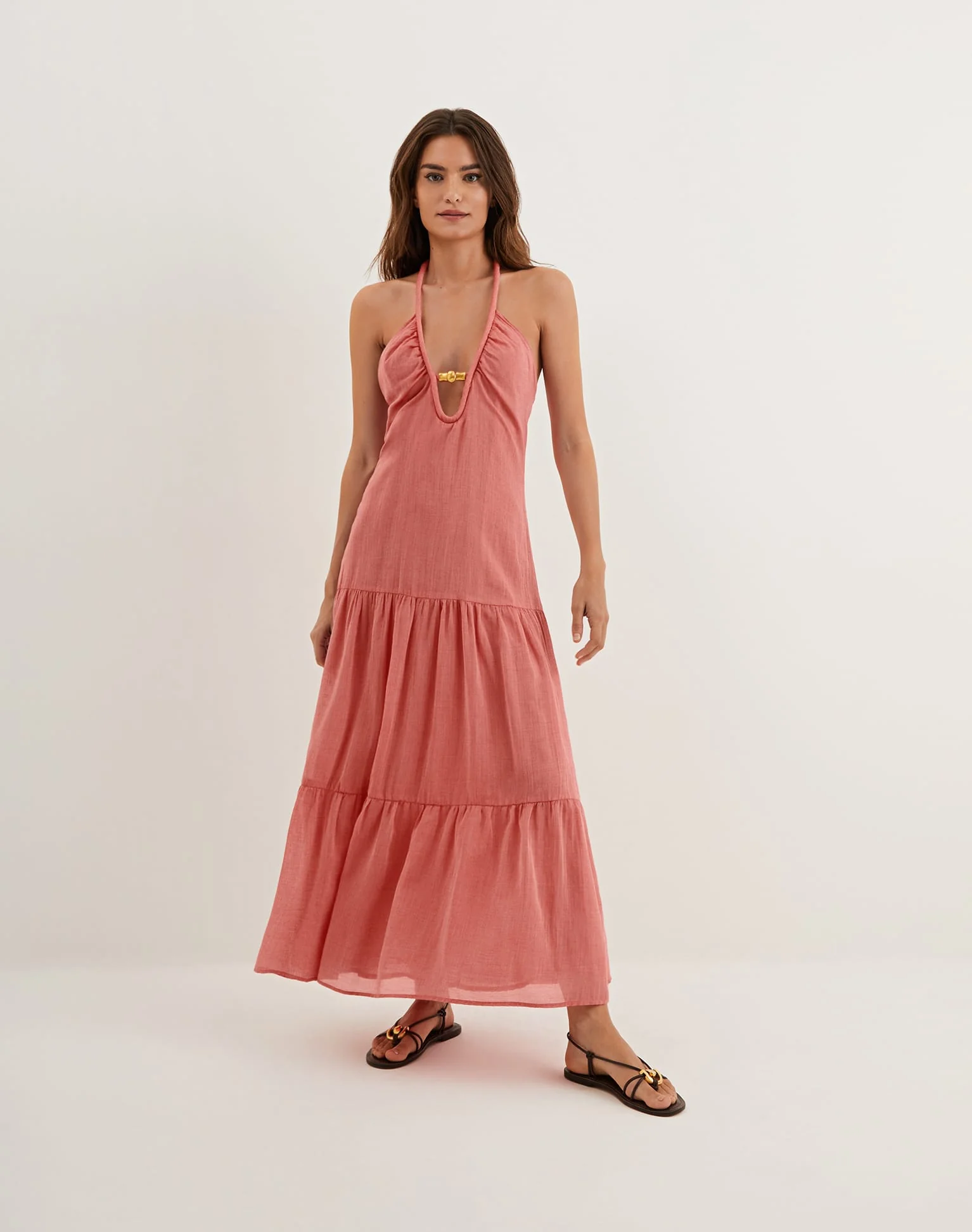 Cassia Maxi Dress (Exchange Only) - Ruby - Image 8