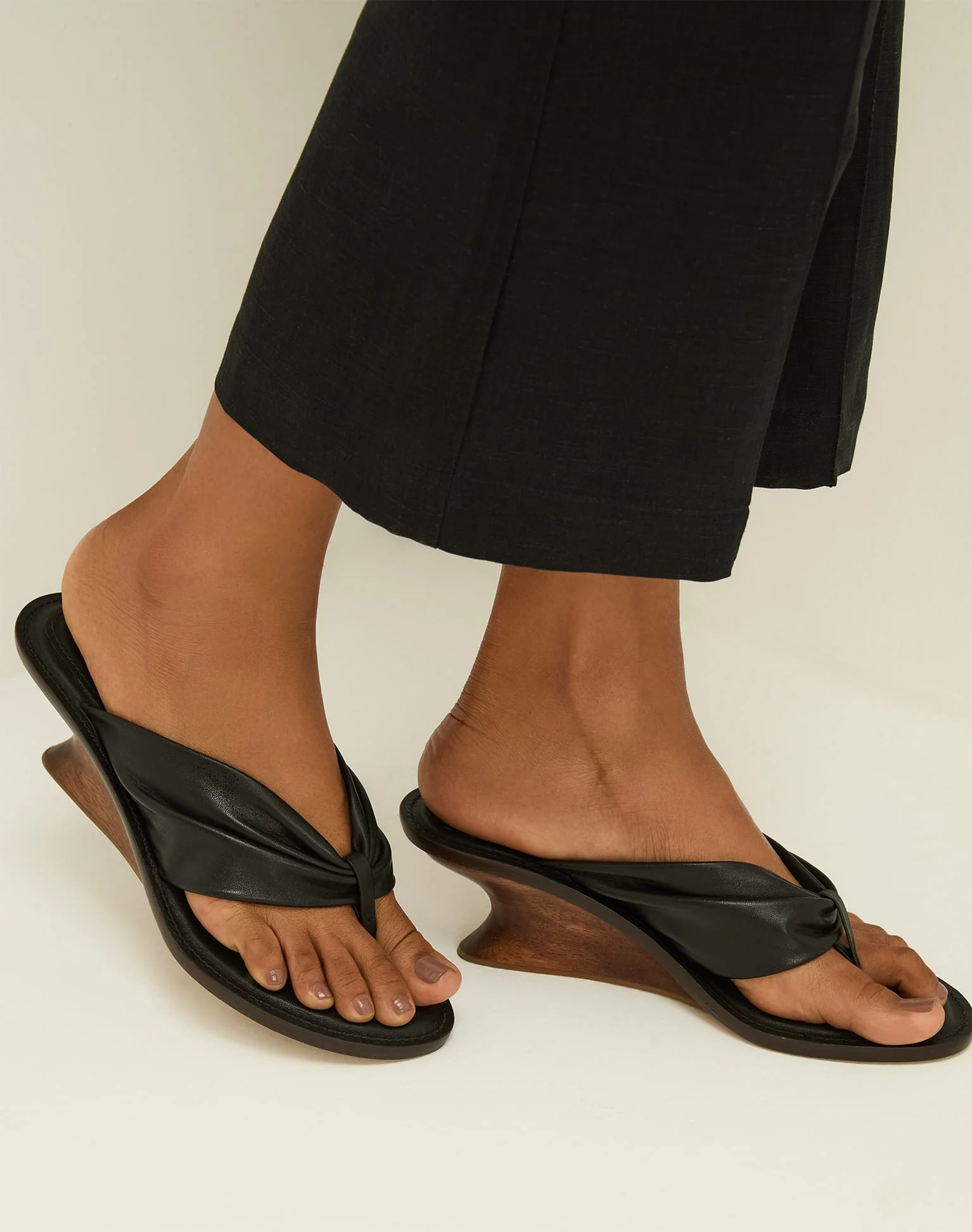 Dahila Mules - Black - Image 2