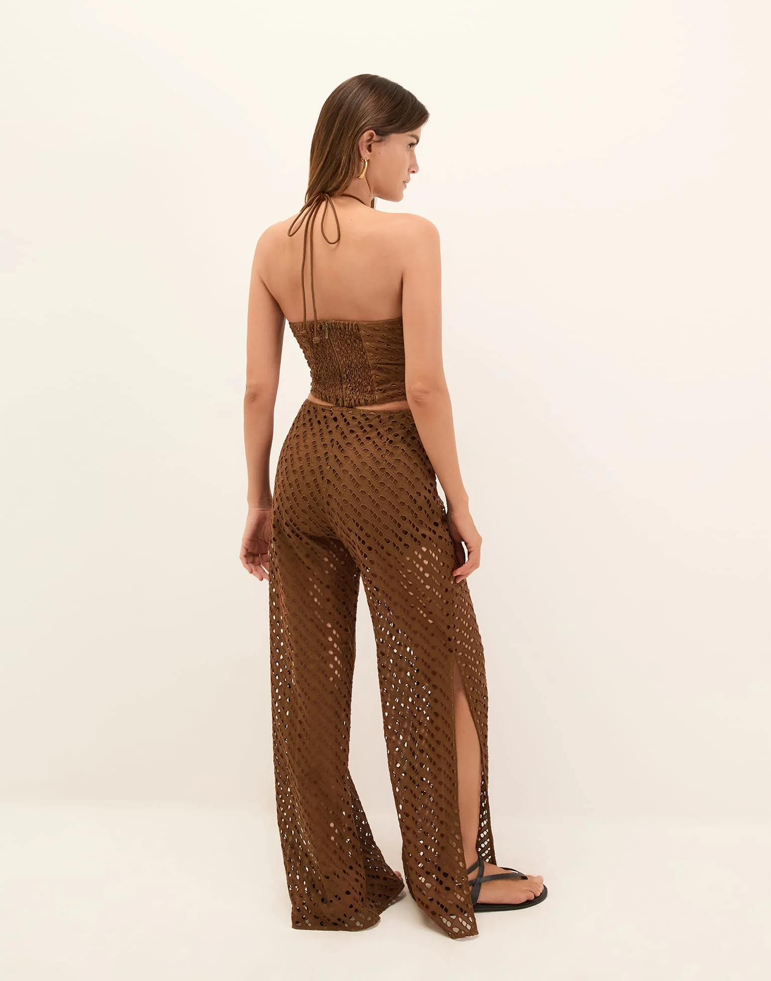 Eyelet Venice Pants - Toasty - Image 4