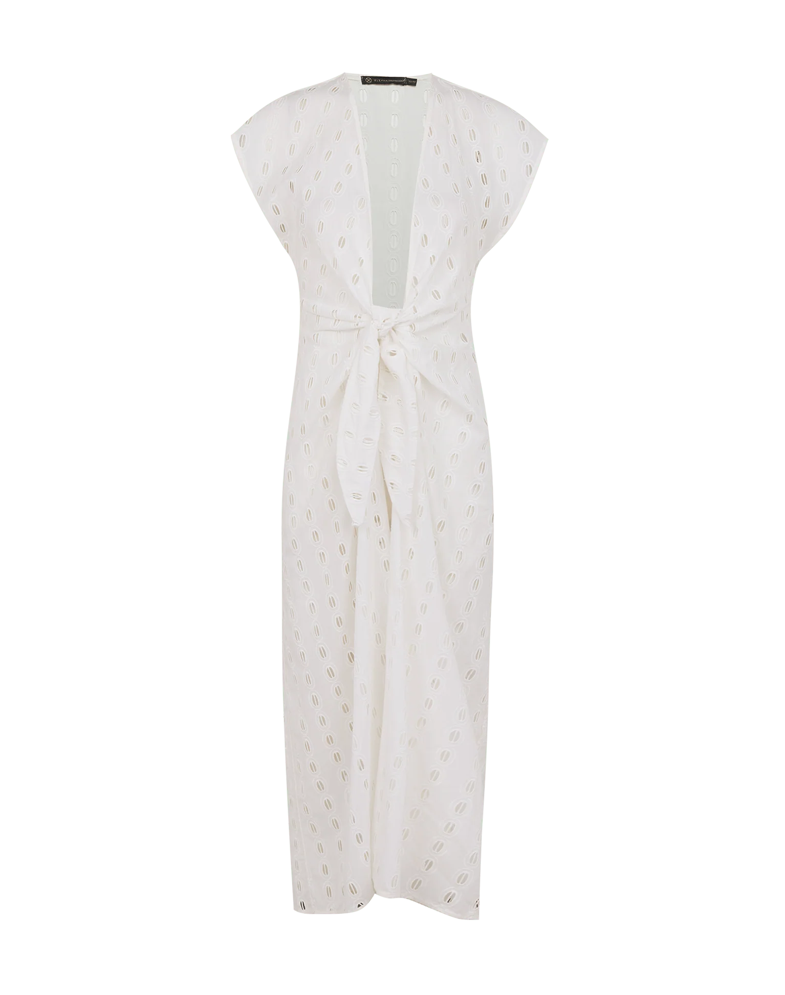 Eyelet Sasha Long Cover Up (Exchange Only) - Off White - Image 5