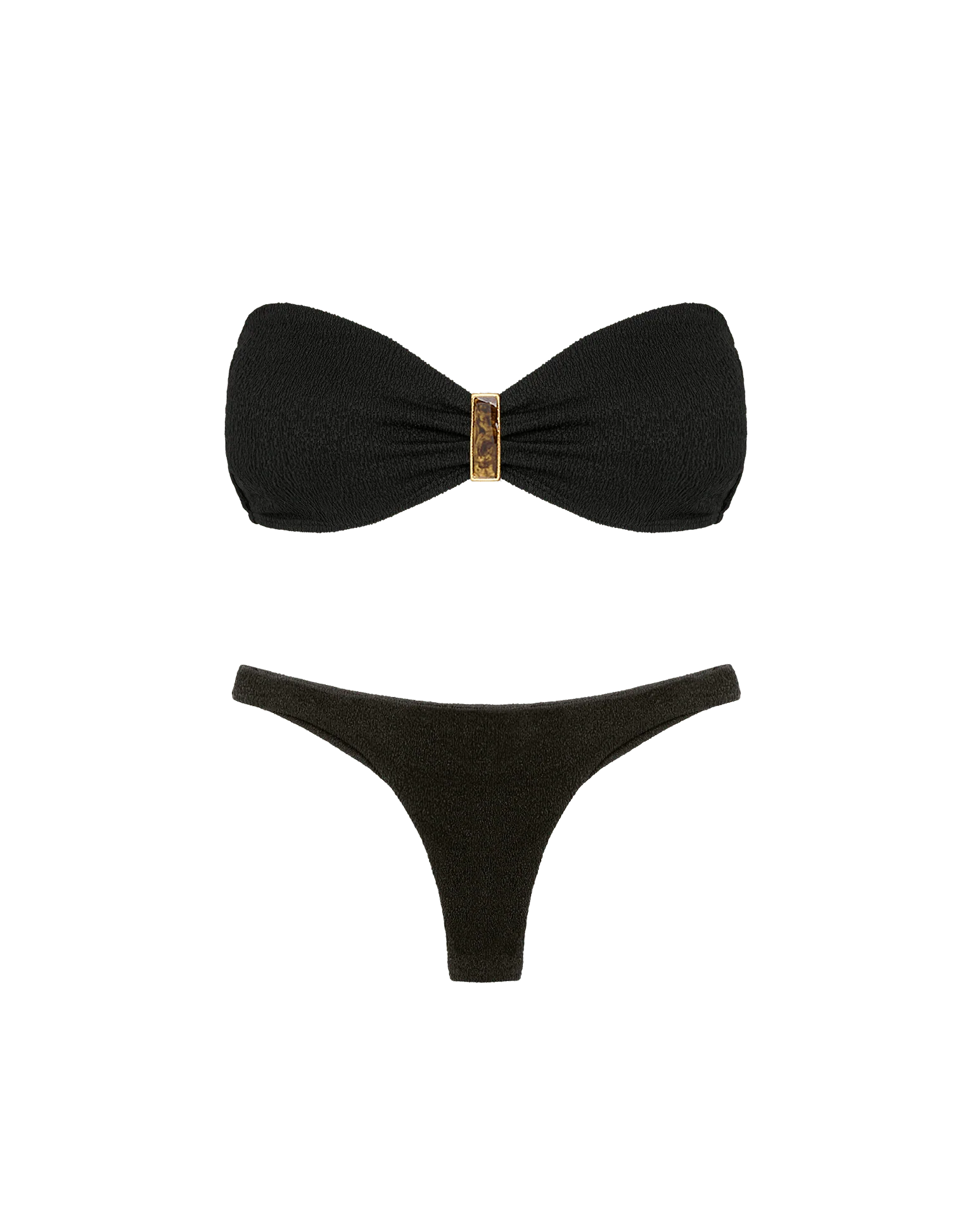 Firenze Blake Bandeau Top - Black - Image 8