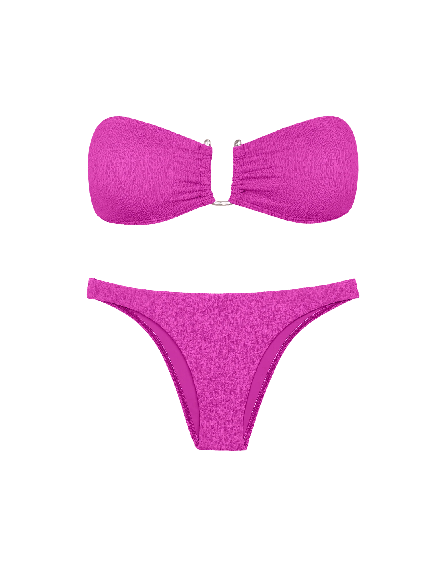 Firenze Jill Square Bandeau Top - French Rose - Image 9