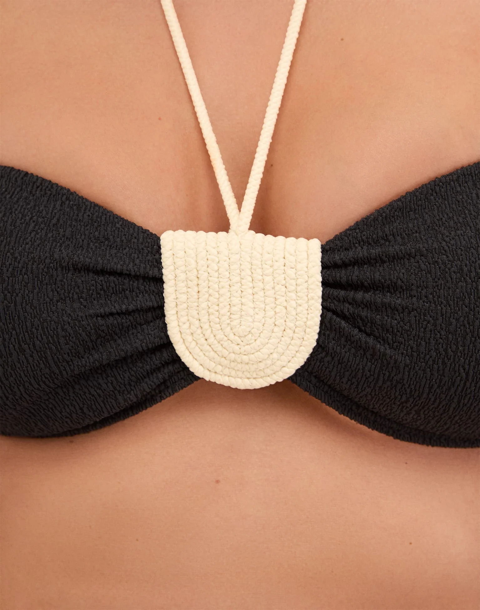 Firenze Yara Bandeau Top - Black - Image 6