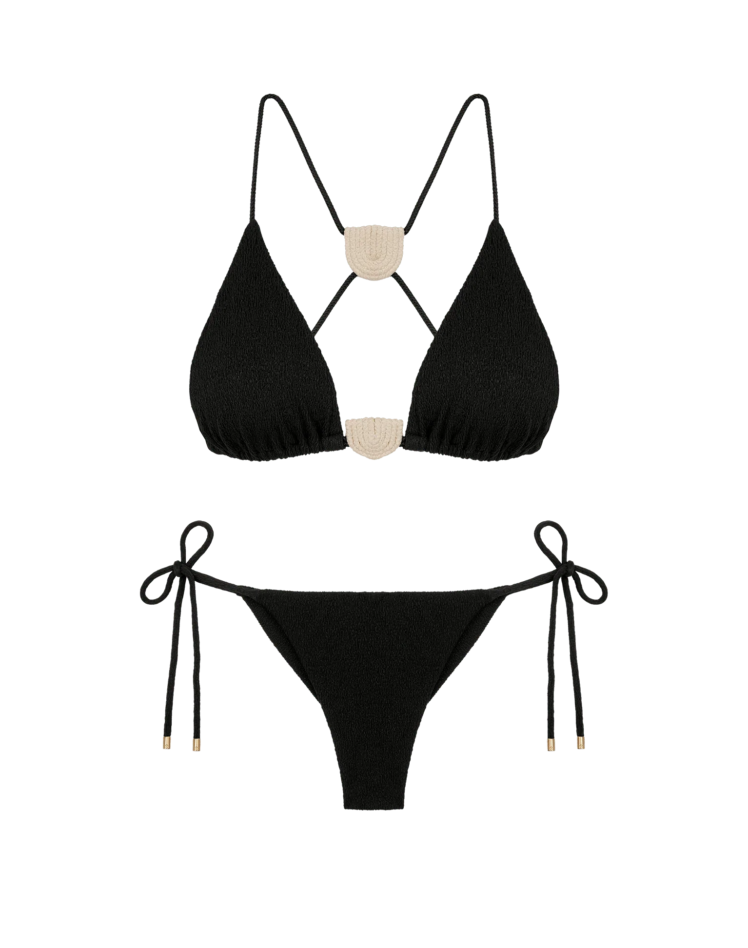 Firenze Yara T Back Tri Top - Black - Image 11