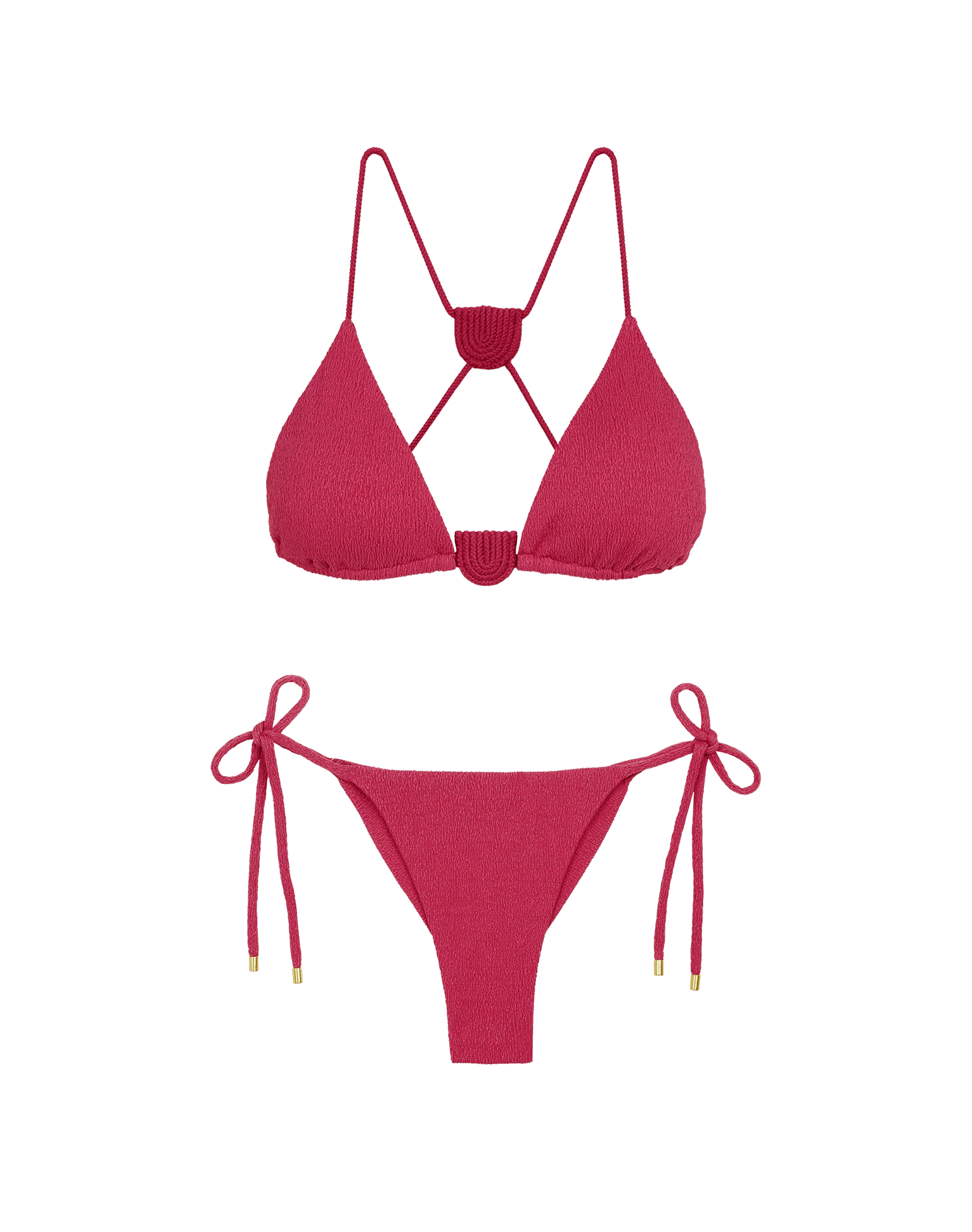 Firenze Yara T Back Tri Top - Glam - Image 9