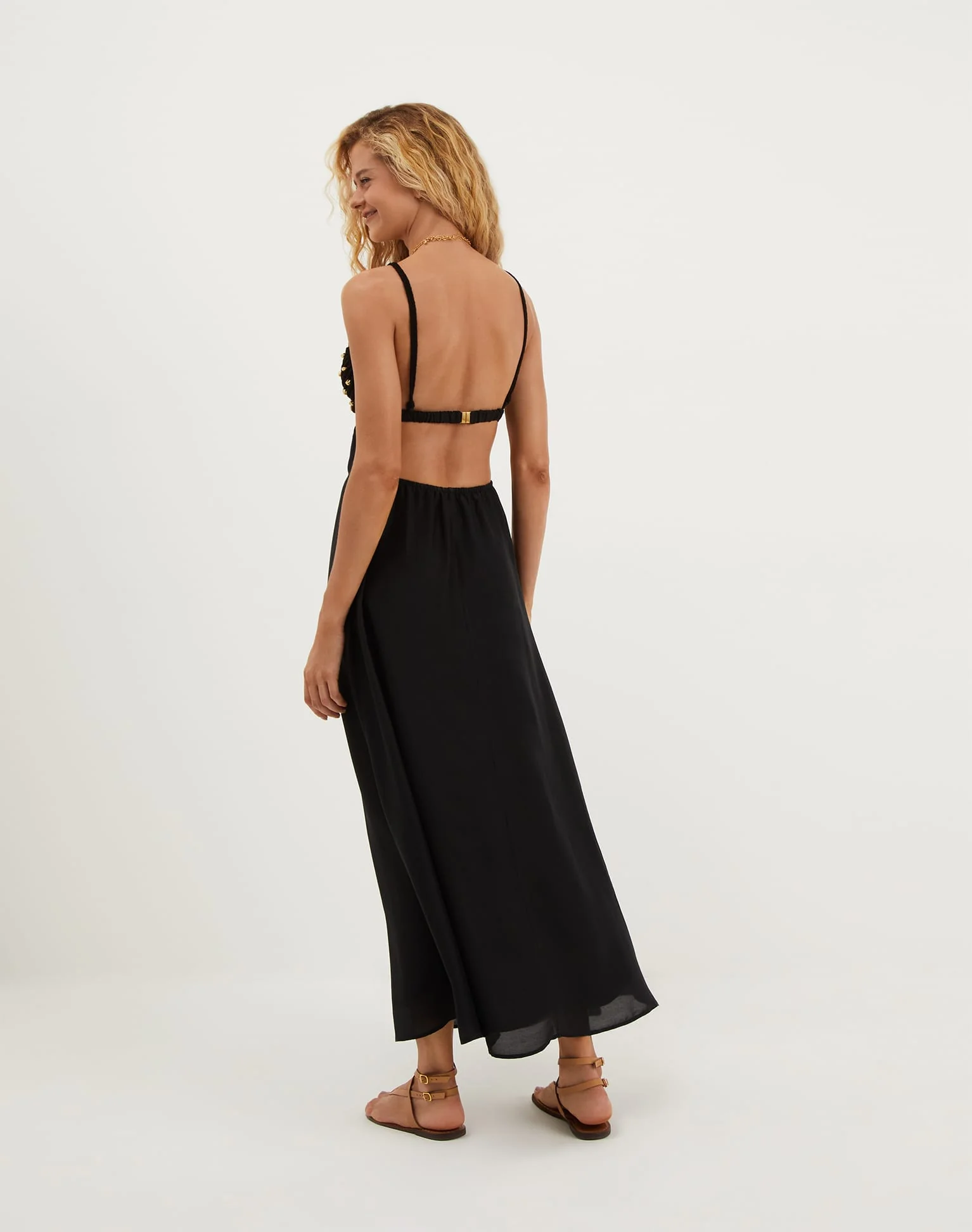 Ivy Long Dress (Exchange Only) - Black - Image 5