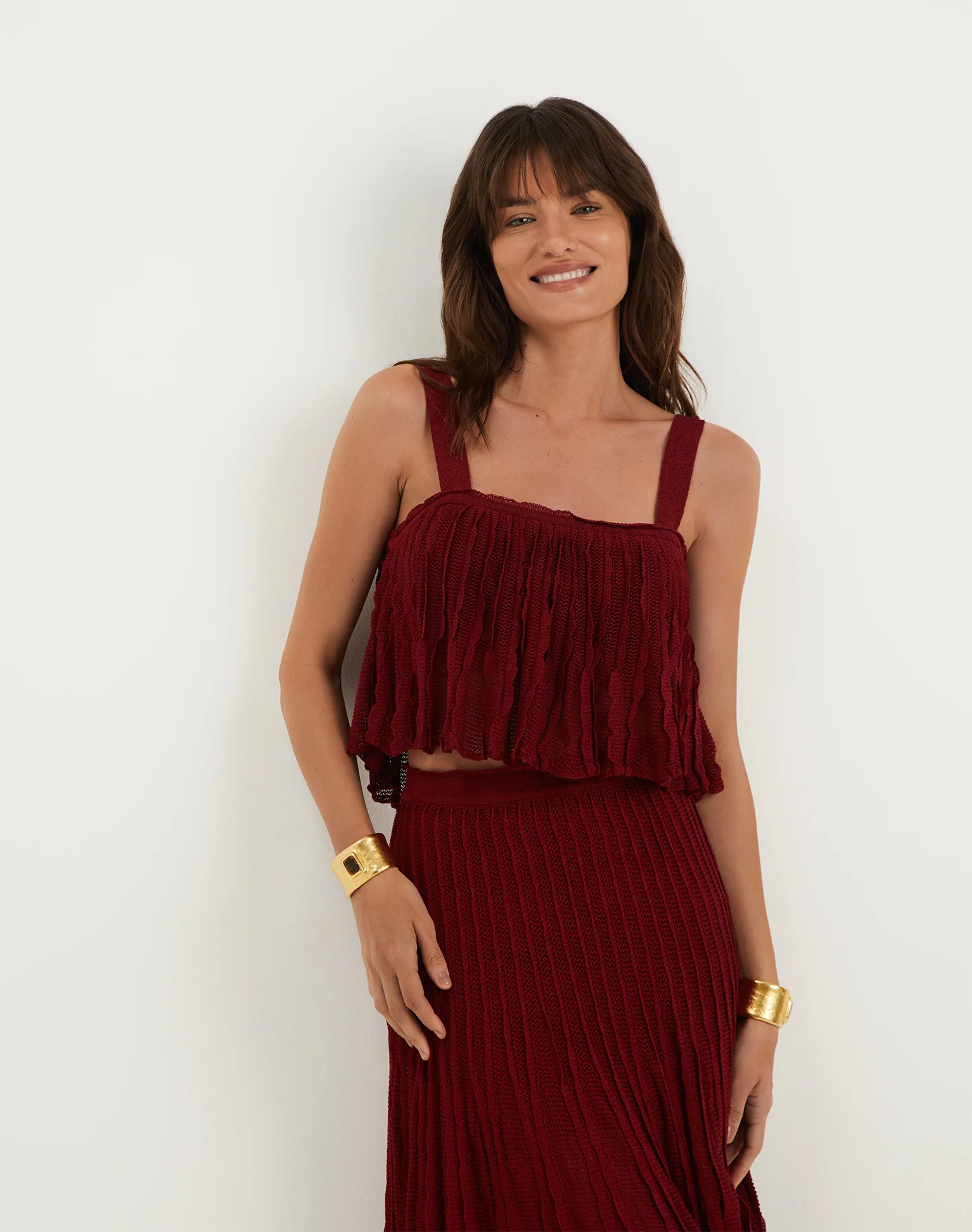 Knit Celina Long Skirt - Ponche - Image 4