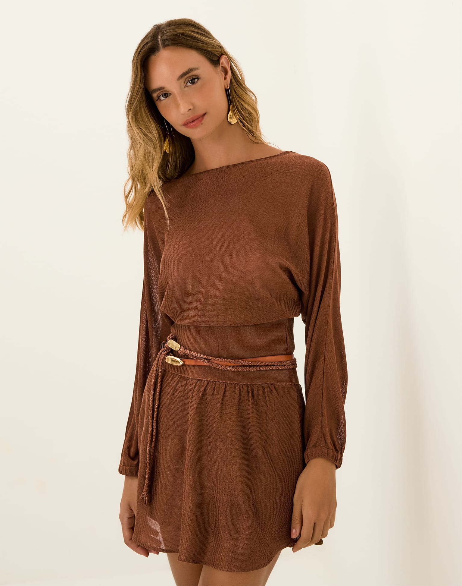 Knit Lena Short Dress - Devotion - Image 5