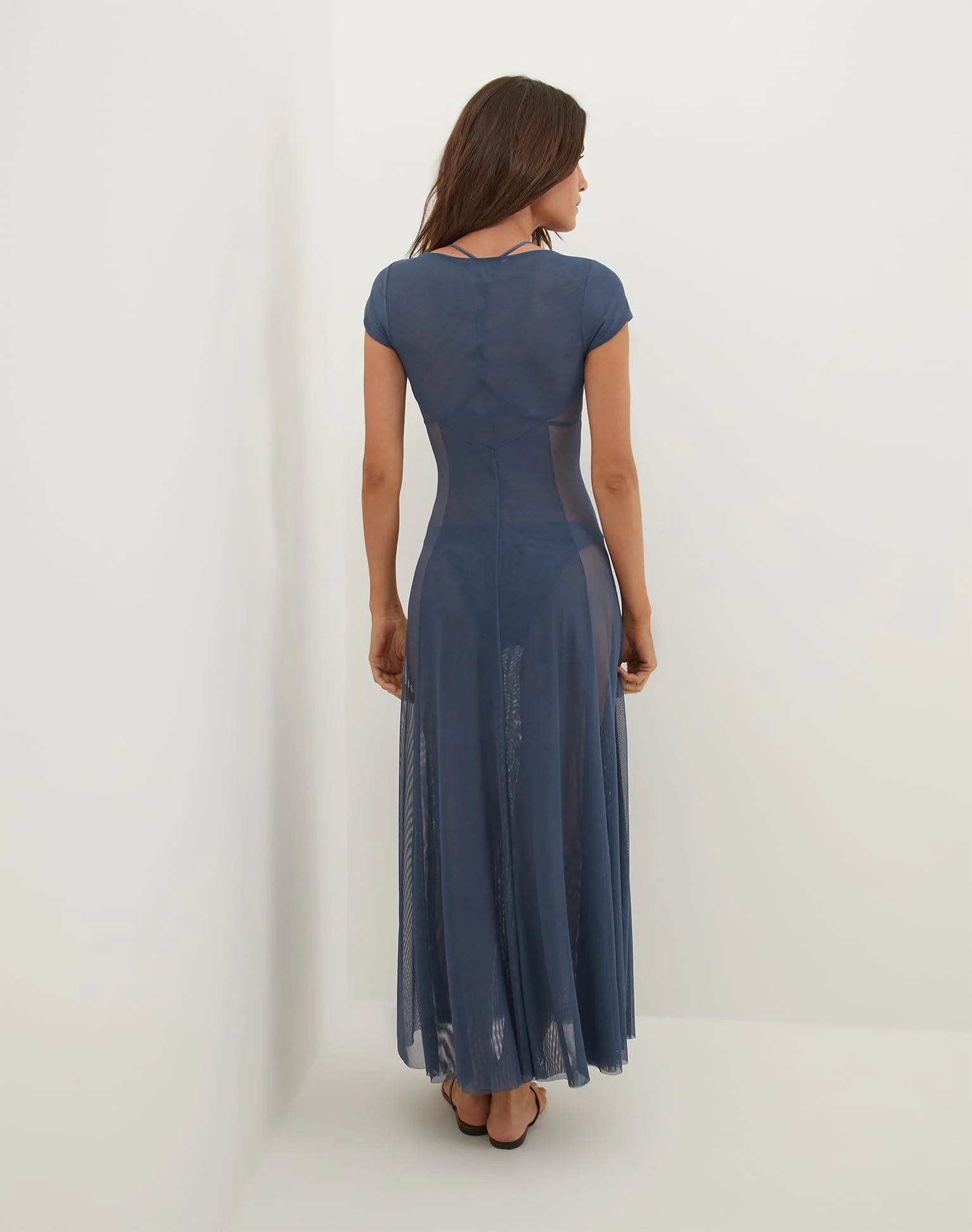 Lais Long Cover Up Dress (Final Sale) - Bayside - Image 3