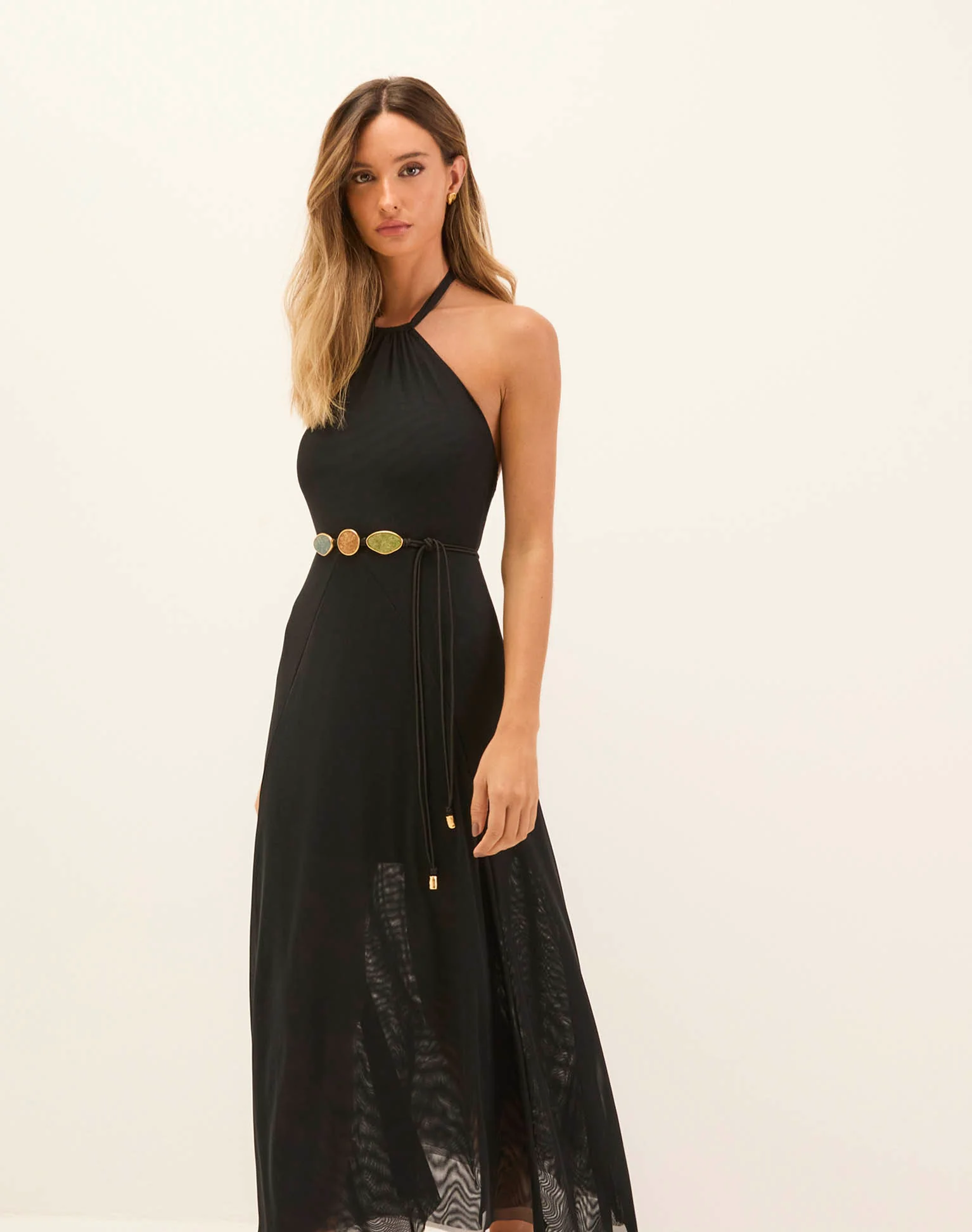 Lelia Long Dress - Black - Image 3