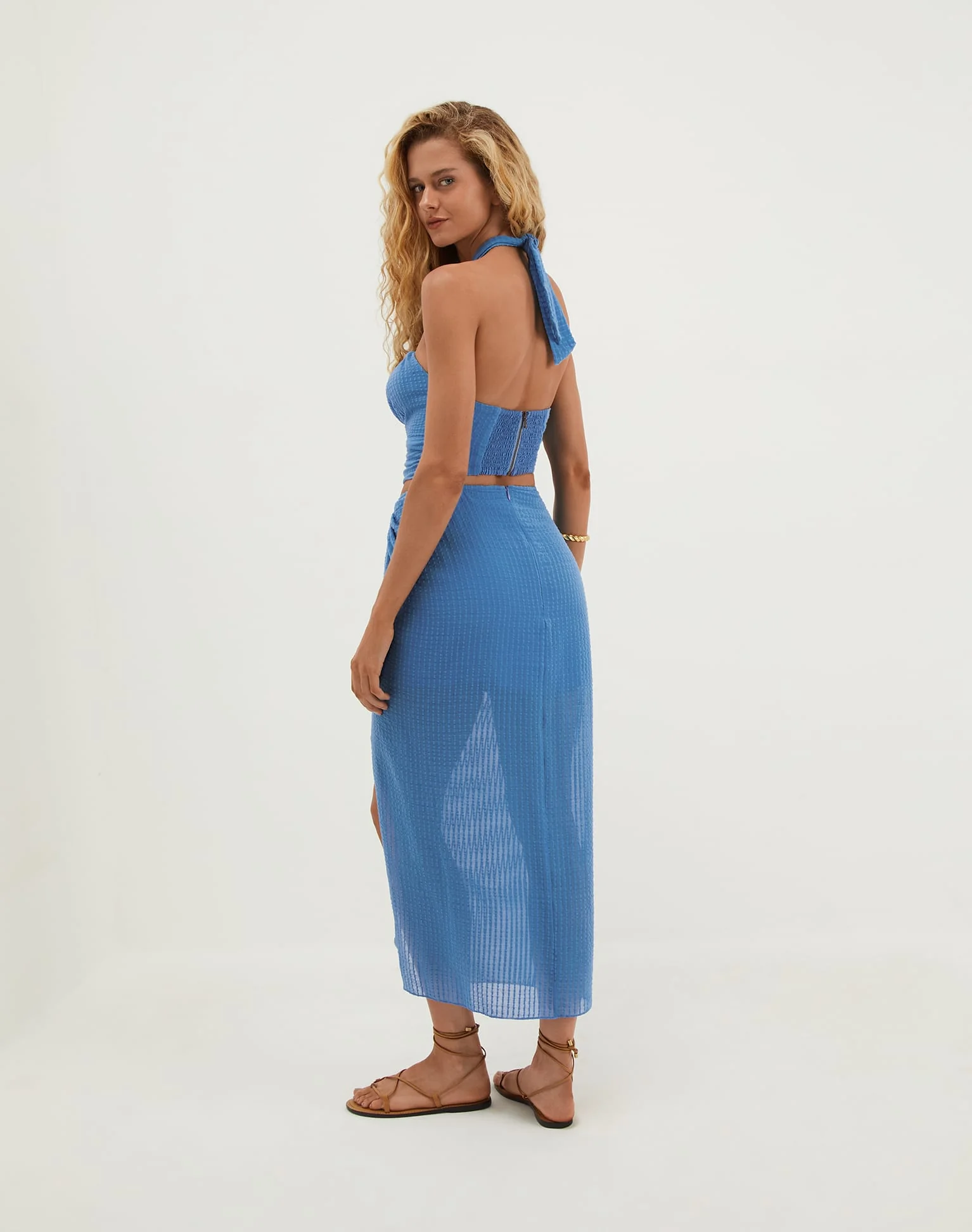 Lily Halter Top - Beach Front - Image 4