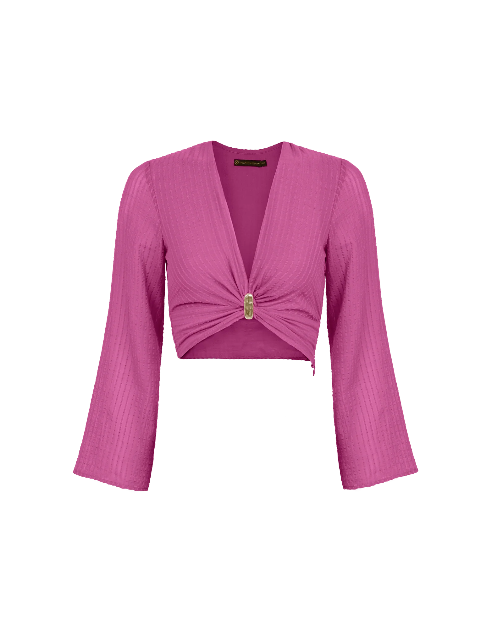 Lucie Long Sleeve Blouse - French Rose - Image 5