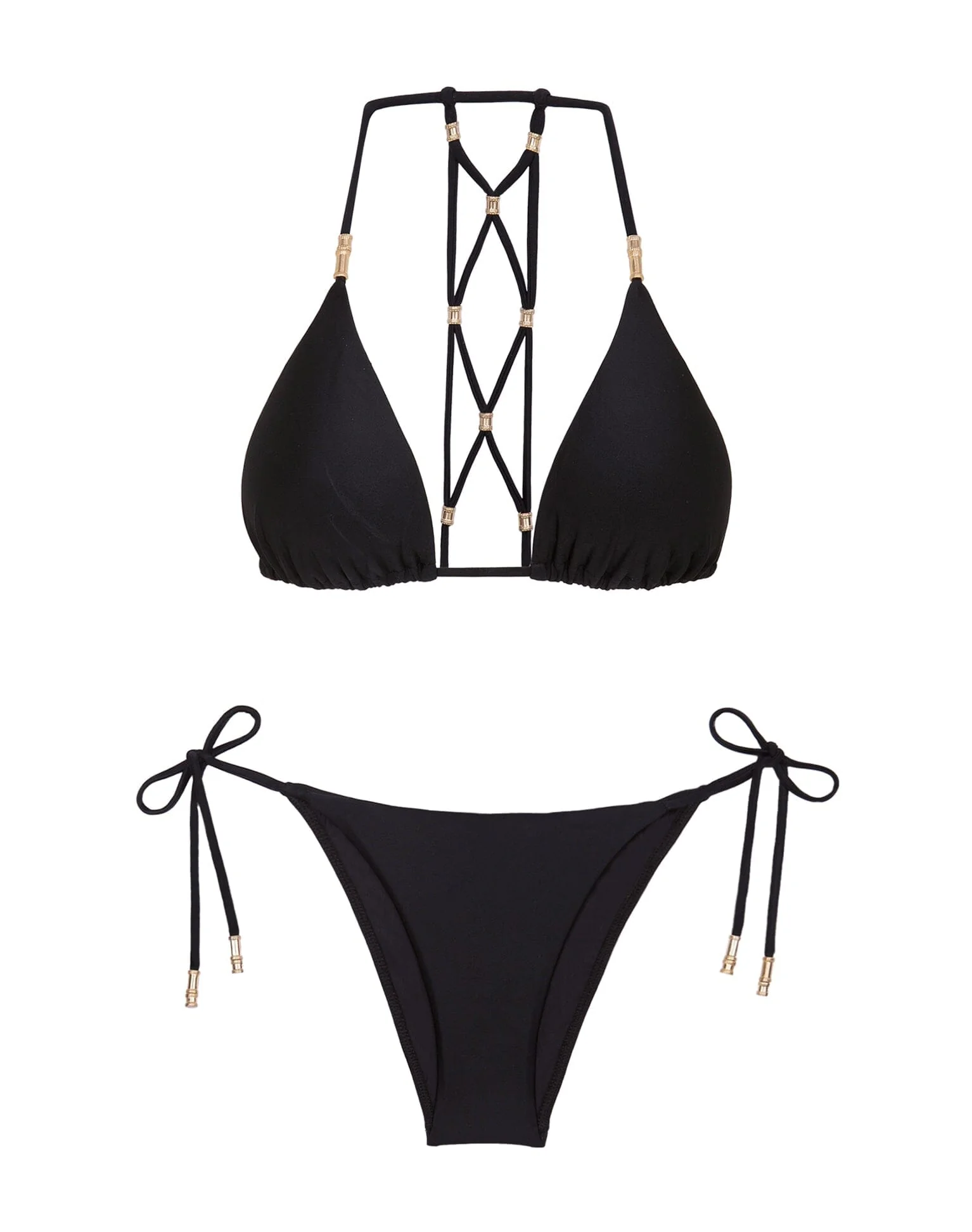 Lucy Tie Side Bottom - Black - Image 5