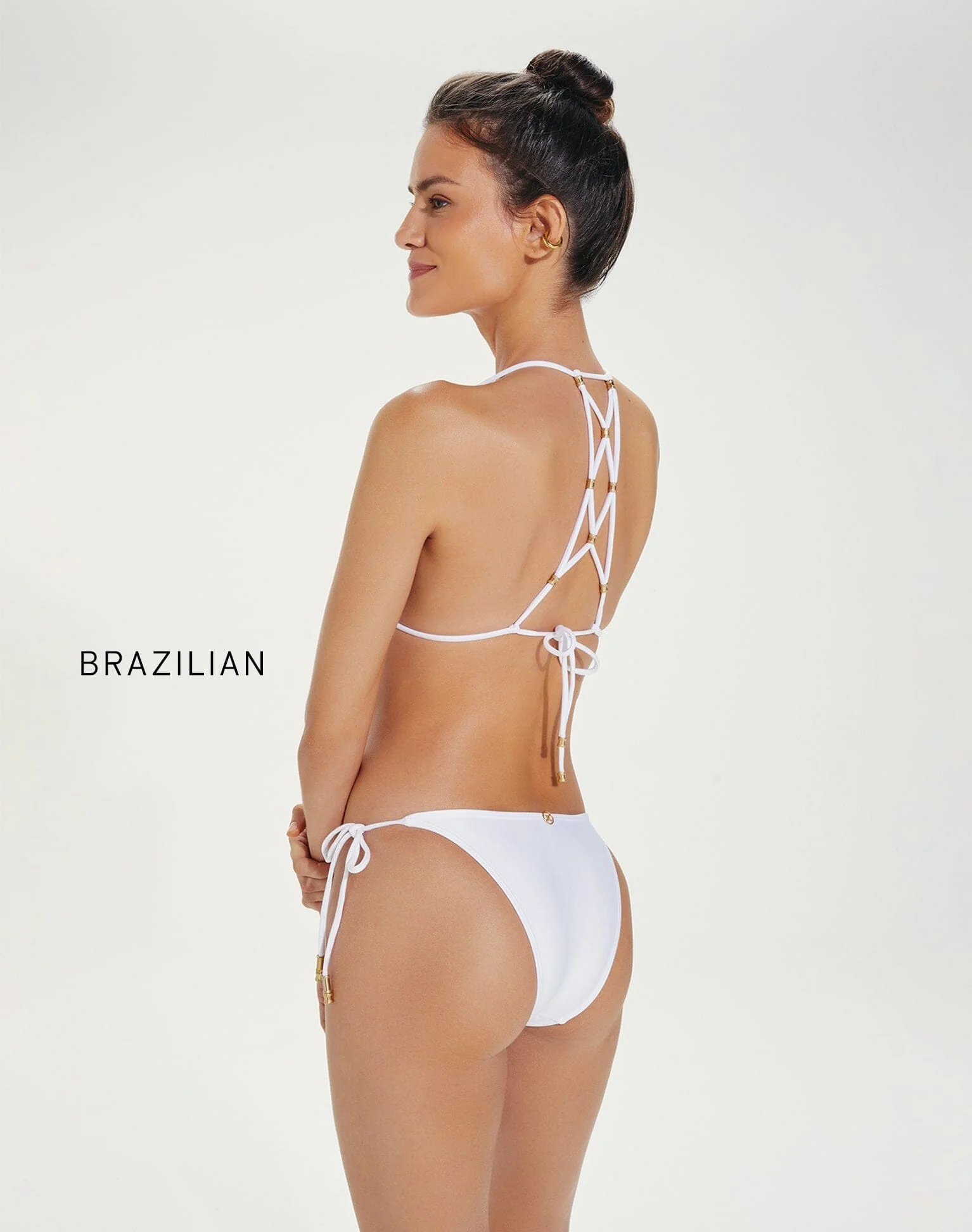 Lucy Triangle Top - White - Image 3