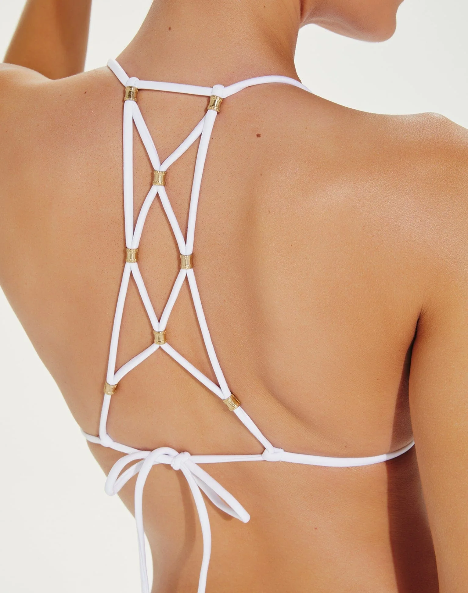 Lucy Triangle Top - White - Image 5