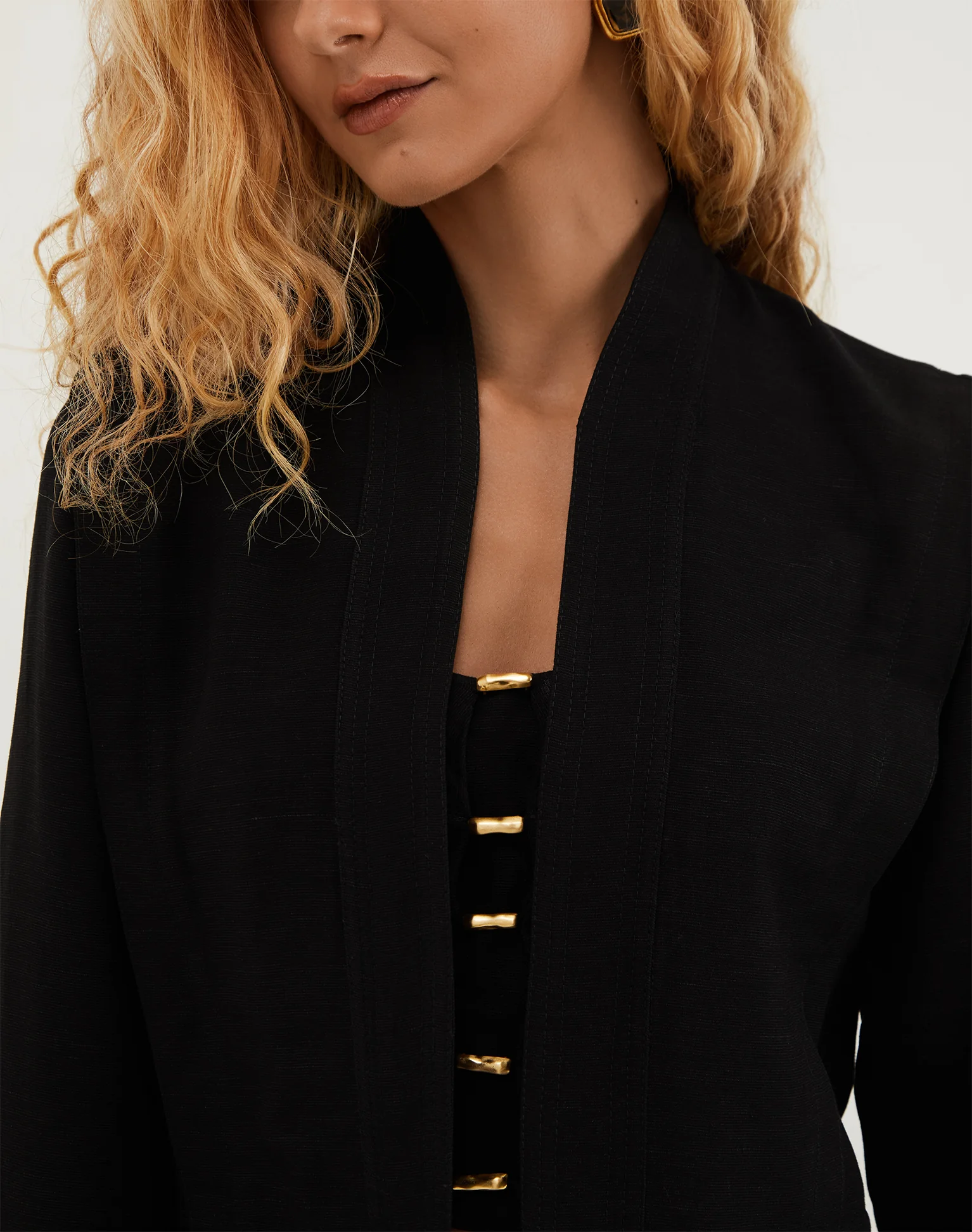 Malu Short Jacket - Black - Image 5