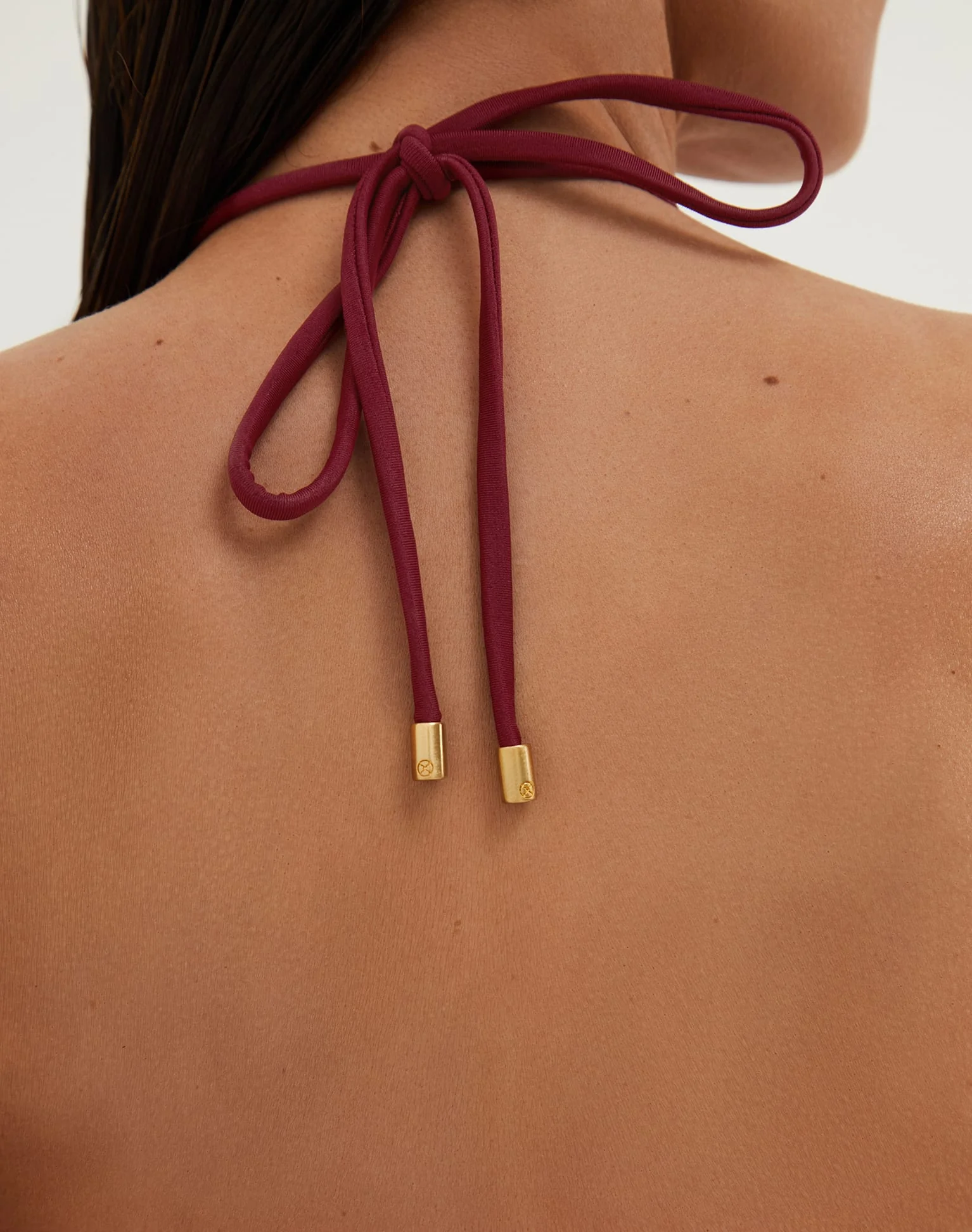 Matte Liza Bandeau Top - Ponche - Image 7