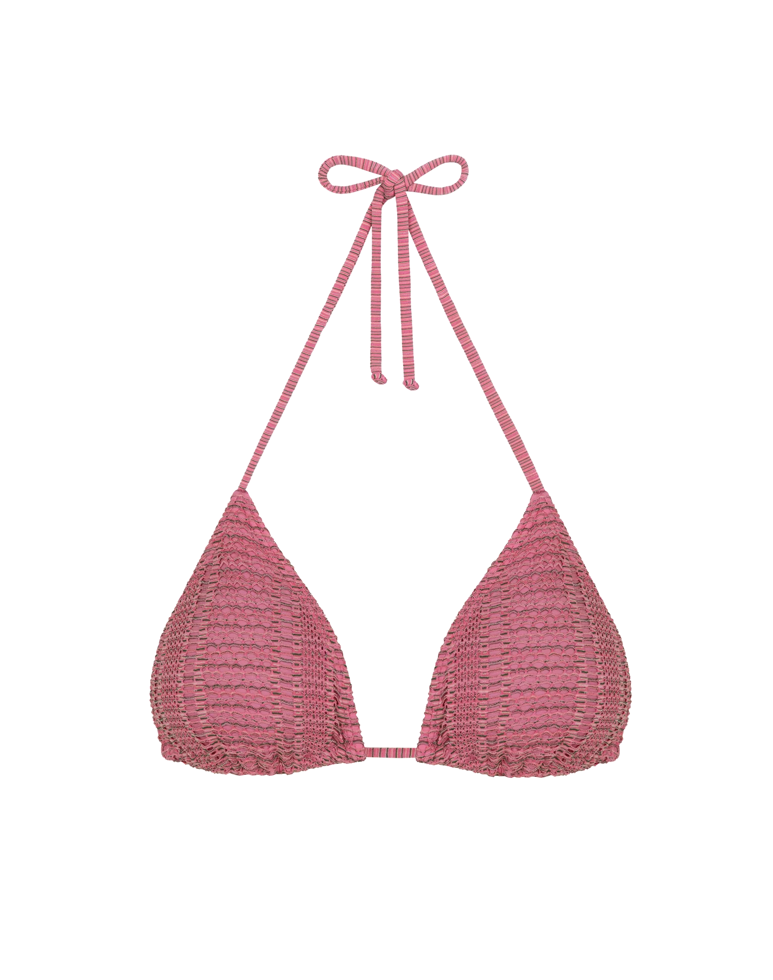 Mesh Tri Top - Pink Pearl