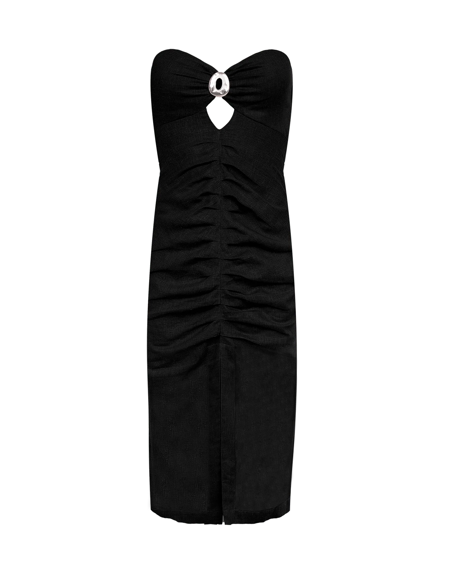 Naori Midi Dress (Final Sale) - Black - Image 5