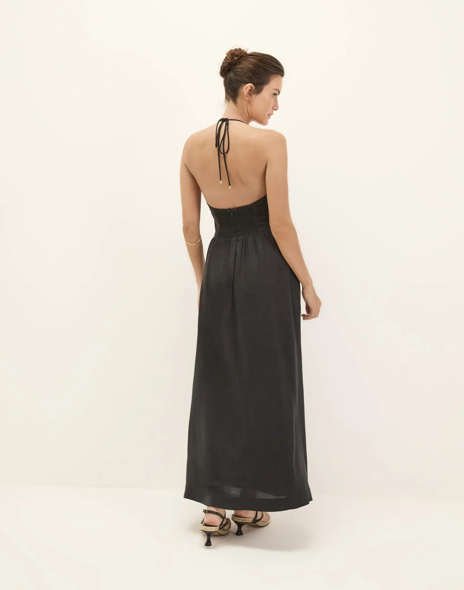 Safira Midi Dress - Black - Image 3