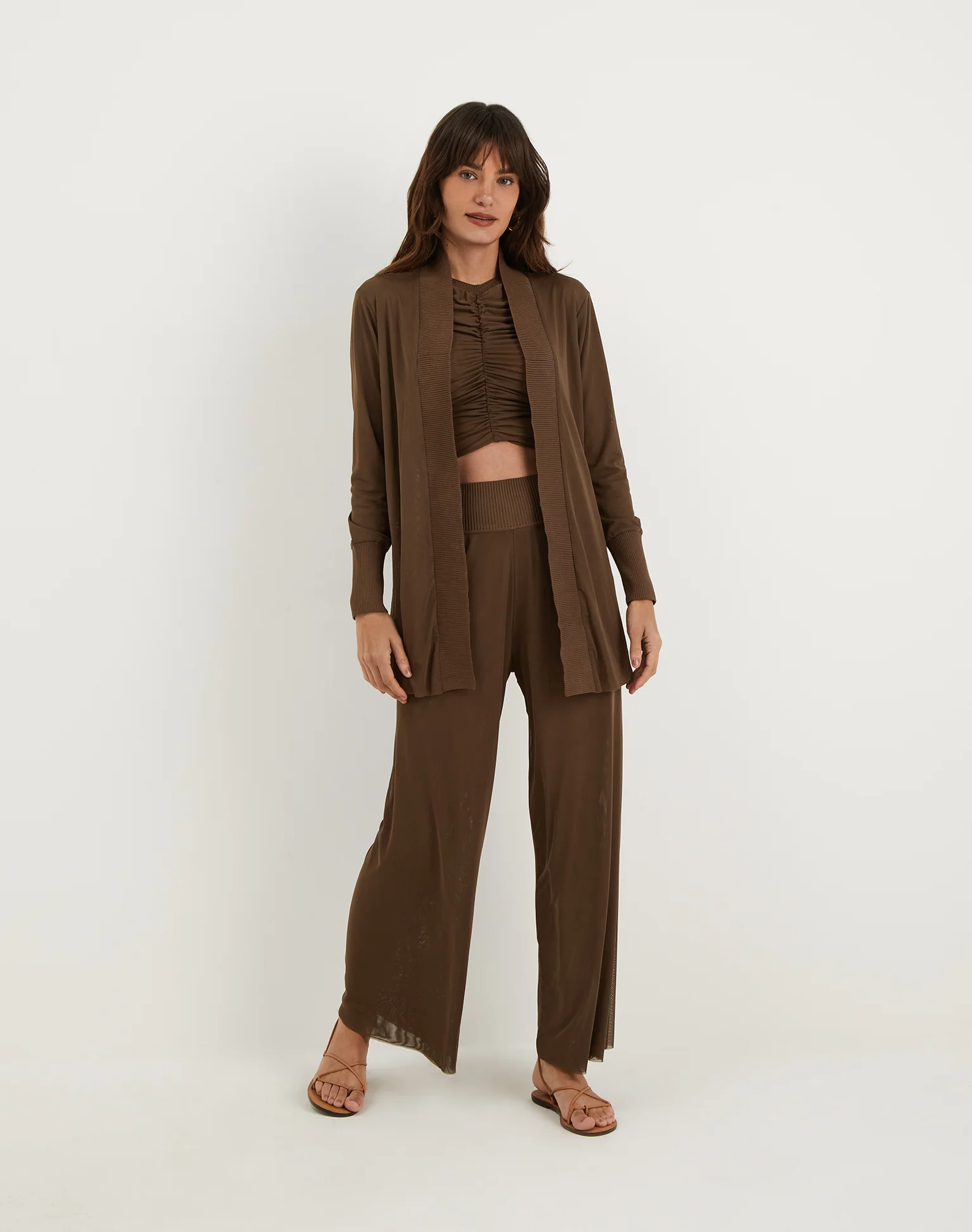 Knit Sia Cardigan - Eclair - Image 2