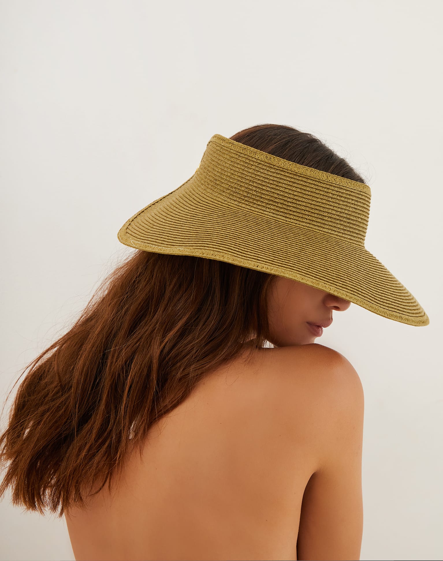 Straw Visor - Green - Image 3