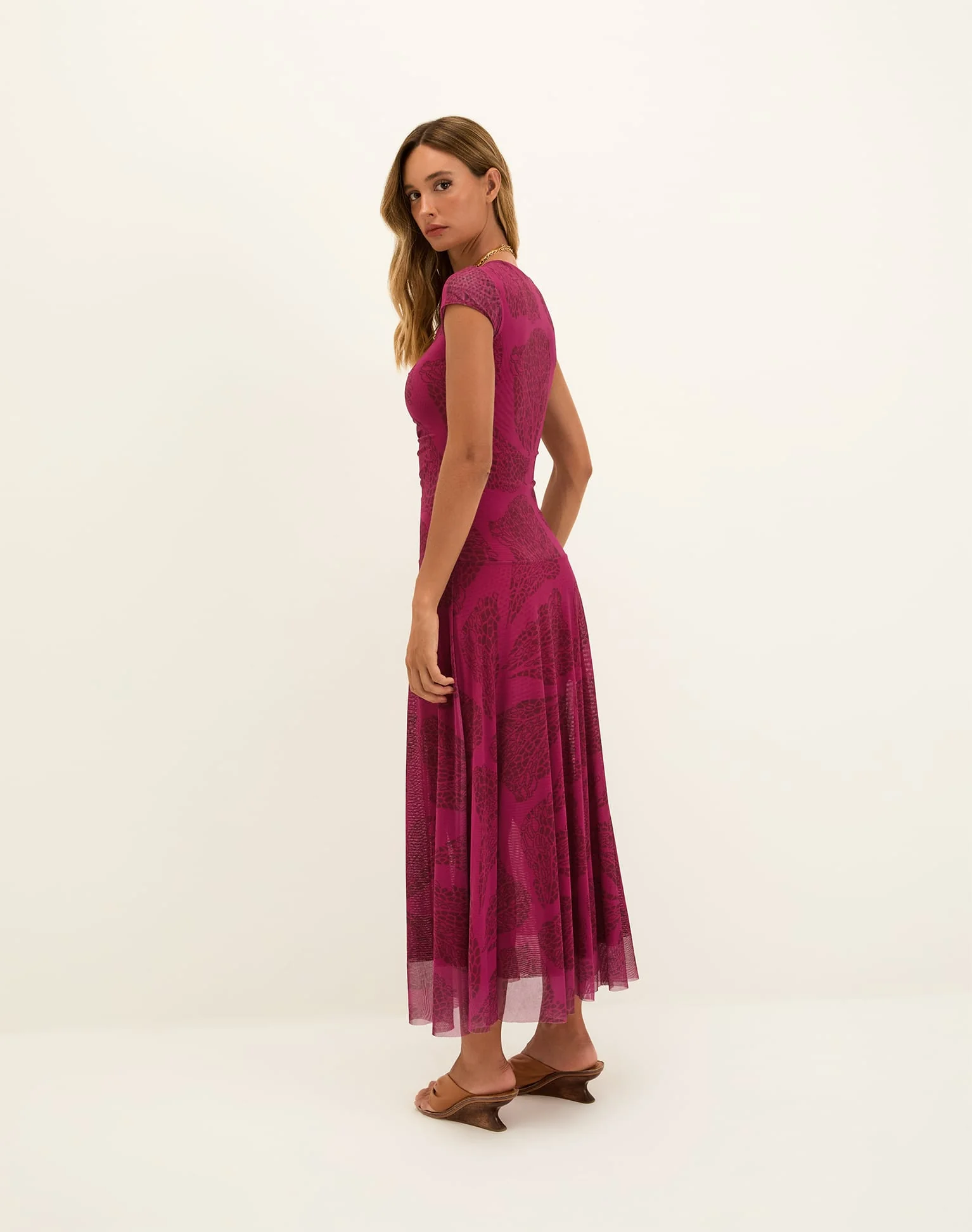 Susan Midi Dress - Roseate - Image 3